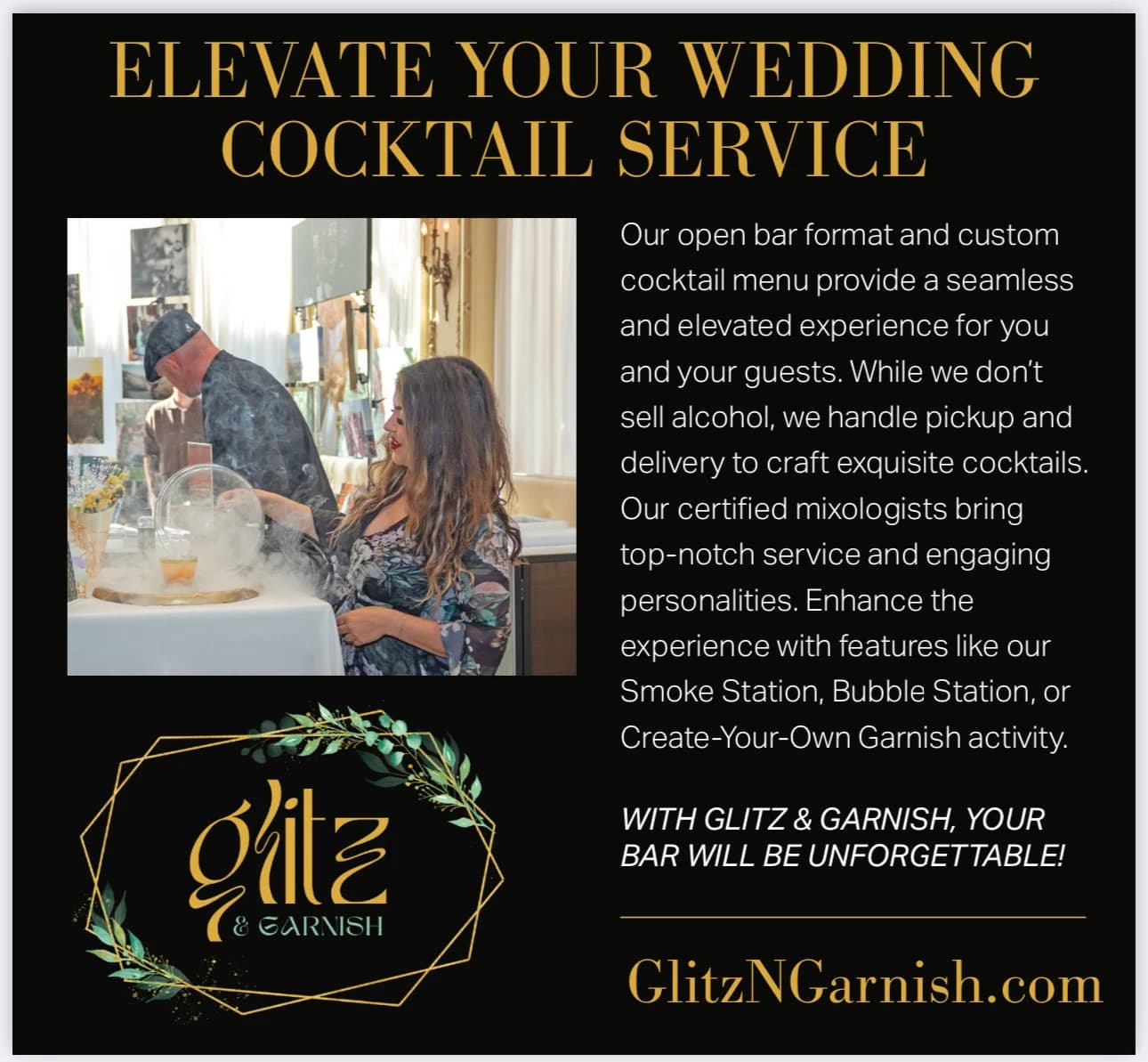 Glitz & Garnish Luxury Cocktail Experience